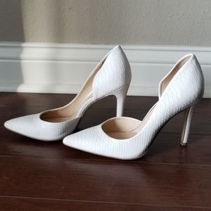 White Jessica Simpson Heels
